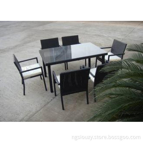 7pcs rattan furniture set